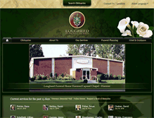 Tablet Screenshot of lougheedfuneralhomes.com